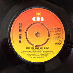 Johnny Mathis Only You (And You Alone) USED VINYL 7INCH