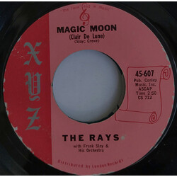 The Rays (2) Magic Moon (Claire De Lune) USED VINYL 7INCH 45 RPM SINGLE STYRENE