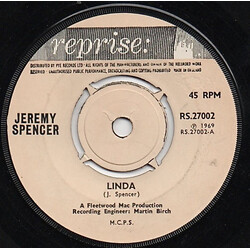 Jeremy Spencer Linda / Teenage Darling VINYL 7" USED