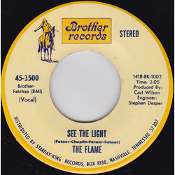 The Flames (6) See The Light Vinyl 7" USED