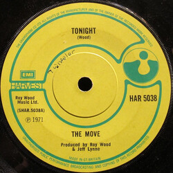 The Move Tonight USED VINYL 7INCH 45 RPM SINGLE