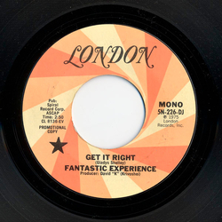 Fantastic Experience Get It Right Vinyl 7" USED
