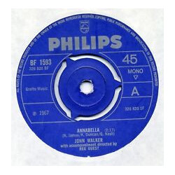 John Walker (3) Annabella USED VINYL 7INCH 45 RPM SINGLE MONO