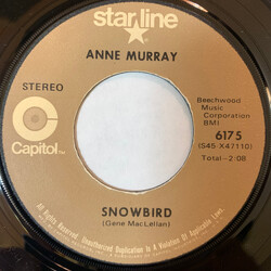 Anne Murray Snowbird / Put Your Hand In The Hand USED VINYL 7INCH 45 RPM SINGLE REISSUE STEREO