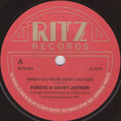 The Fureys & Davey Arthur When You Were Sweet Sixteen USED VINYL 7INCH 45 RPM SINGLE