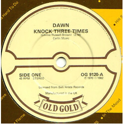 Dawn (5) Knock Three Times / Candida USED VINYL 7INCH 45 RPM SINGLE