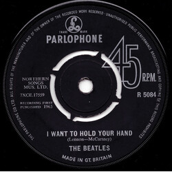The Beatles I Want To Hold Your Hand USED VINYL 7INCH 45 RPM SINGLE