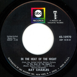Ray Charles In The Heat Of The Night USED VINYL 7INCH 45 RPM SINGLE