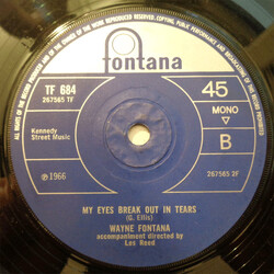 Wayne Fontana Come On Home USED VINYL 7INCH 45 RPM MONO