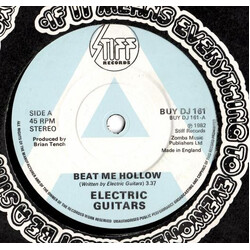 Electric Guitars Beat Me Hollow USED VINYL 7INCH 45 RPM SINGLE PROMO