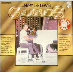 Jerry Lee Lewis Golden Hits Vinyl LP USED