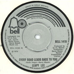 Leapy Lee Every Road Leads Back To You USED VINYL 7INCH 45 RPM SINGLE