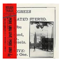 Pere Ubu 390 Degrees Of Simulated Stereo. Ubu Live: Volume One Vinyl LP USED
