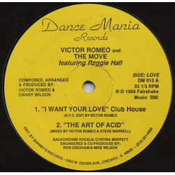 Victor Romeo & The Move / Reggie Hall I Want Your Love VINYL 12" USED