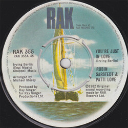 Robin Sarstedt / Patti Love You're Just In Love USED VINYL 7INCH 45 RPM SINGLE