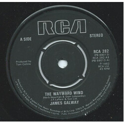 James Galway The Wayward Wind USED VINYL 7INCH 45 RPM SINGLE