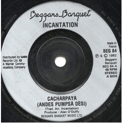 Incantation (2) Cacharpaya (Andes Pumpsá Dèsi) USED VINYL 7INCH