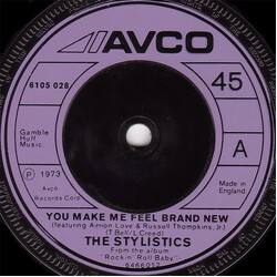 The Stylistics You Make Me Feel Brand New VINYL 7" USED