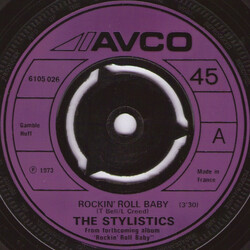 The Stylistics Rockin' Roll Baby VINYL 7" USED