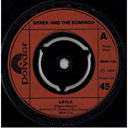 Derek & The Dominos Layla VINYL 7" USED