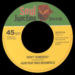 Audio (5) / Vince Broomfield Won't Somebody USED VINYL 7INCH SINGLE