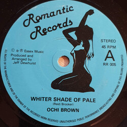 O'Chi Brown Whiter Shade Of Pale USED VINYL 7INCH 45 RPM