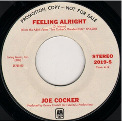 Joe Cocker Feeling Alright / Cry Me A River USED VINYL 7INCH 45 RPM PROMO