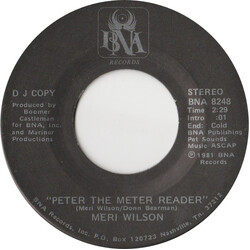 Meri Wilson Peter The Meter Reader USED VINYL 7INCH 45 RPM PROMO STEREO