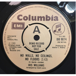Iris Williams No Walls, No Ceilings, No Floors Vinyl 7" USED
