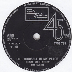 The Elgins Put Yourself In My Place USED VINYL 7INCH 45 RPM SINGLE