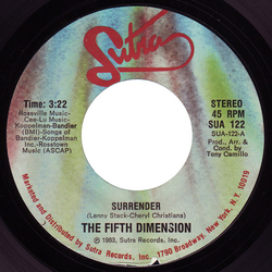 The Fifth Dimension Surrender Vinyl 7" USED