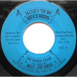 Billy Jim Baker Tattooed Tillie / Honk If You're Horny USED VINYL 7INCH 45 RPM SINGLE