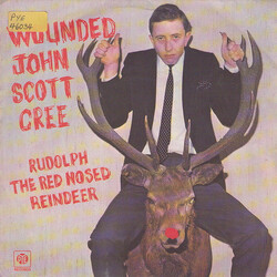 John Scott Cree Rudolph The Red Nosed Reindeer USED VINYL 7INCH 45 RPM