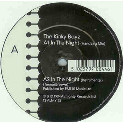 Kinky Boyz In The Night VINYL 12" USED