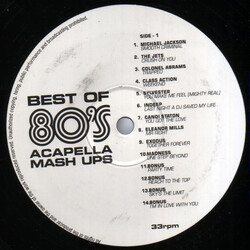 Various Best Of 80's Acapella Mash Ups Vinyl LP USED