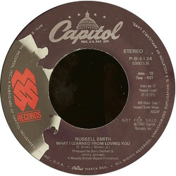 Russell Smith (5) What I Learned From Loving You Vinyl 7" USED