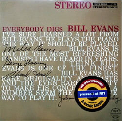 The Bill Evans Trio Everybody Digs Bill Evans Vinyl LP USED