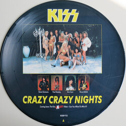 Kiss Crazy Crazy Nights VINYL 12" USED