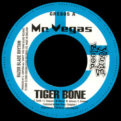 Mr. Vegas / Elephant Man Tiger Bone / Hype USED VINYL 7INCH 45 RPM