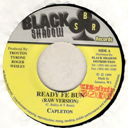 Capleton Ready Fe Bun USED VINYL 7INCH 45 RPM