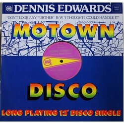 Dennis Edwards Don't Look Any Further b/w I Thought I Could Handle It USED VINYL 12INCH SINGLE 45 RPM