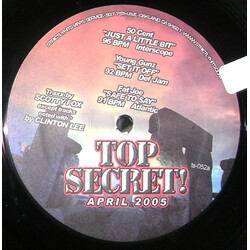 Various Top Secret - April 2005 USED VINYL 12INCH 33 S RPM