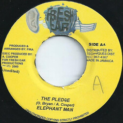 Elephant Man The Pledge USED VINYL 7INCH 45 RPM