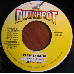 Elephant Man Fassy Satalite USED VINYL 7INCH