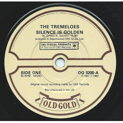 The Tremeloes Silence Is Golden USED VINYL 7INCH 45 RPM MONO