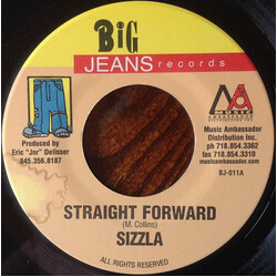 Sizzla / Mega Banton Straight Forward / Money USED VINYL 7INCH 45 RPM