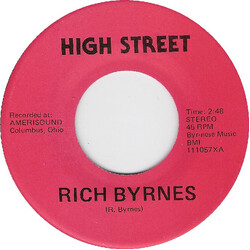 Rich Byrnes High Street USED VINYL 7INCH 45 RPM STEREO