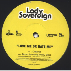 Lady Sovereign Love Me Or Hate Me USED VINYL 12INCH PROMO