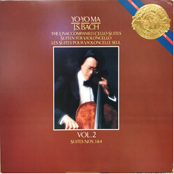 Johann Sebastian Bach / Yo-Yo Ma The Unaccompanied Cello Suites Vol.2 - Suites Nos. 3 & 4 Vinyl LP USED