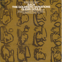 Johann Sebastian Bach / Glenn Gould The Goldberg Variations Vinyl LP USED